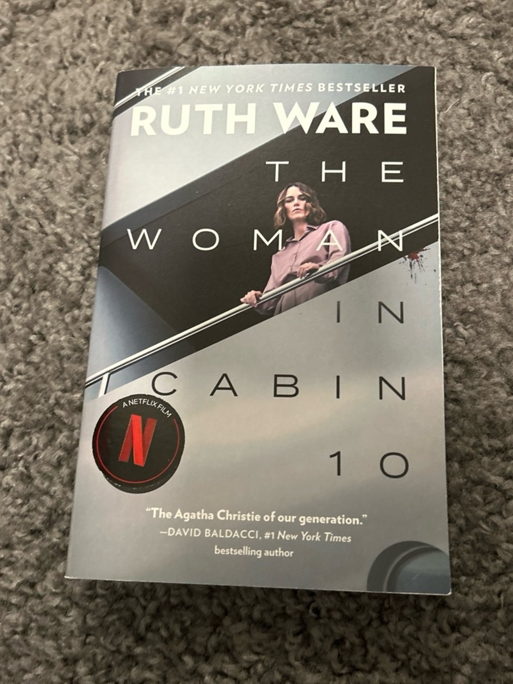 Ruth Ware "The Woman in Cabin 10" Paperback - Grey Cover